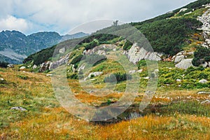 Five lakes valley in High Tatra Mountains, Poland