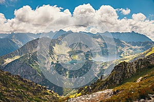 Five lakes valley in High Tatra Mountains, Poland