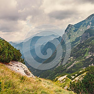 Five lakes valley in High Tatra Mountains, Poland