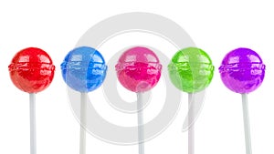 Five lollipops