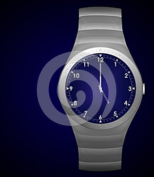 Five oclock wristwatch