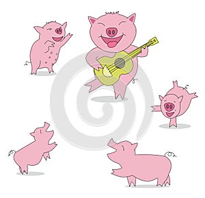 five pig party