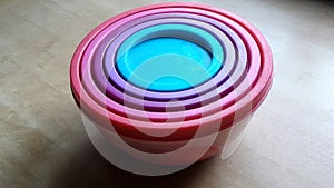 The colorful background