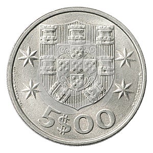 Five Portuguese escudo photo