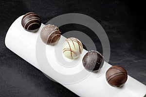 Five pralines