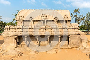 The Five Rathas, Bhima ratha, Mahabalipuram, Tamil Nadu, India