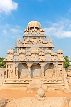 The Five Rathas, Yudhishthir ratha, Mahabalipuram, Tamil Nadu photo