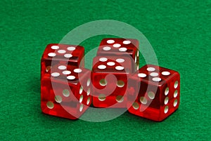 Five Red Dice