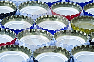 Metal Caps Background