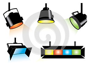 Five spotlights