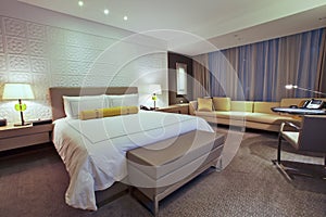The five star hotel room(bedroom)