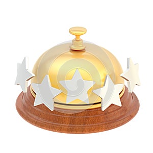 Five star hotel's reception bell