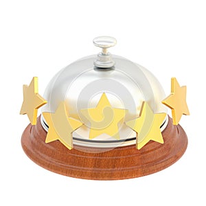 Five star hotel's reception bell
