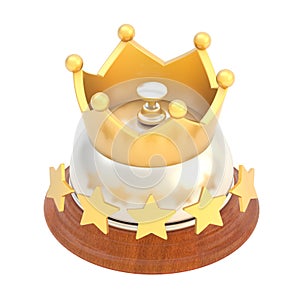 Five star hotel's reception bell