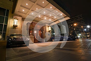 Five stars hotel front door