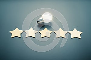 Five stars rating idea