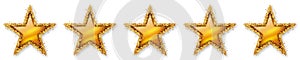 Five Stars Voting - Fifth Golden Star - Five, 5, 5th - Recension, Rating