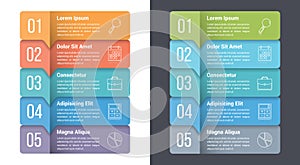 Five Steps Infographics