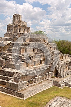 The five storey pyramid at Edzna