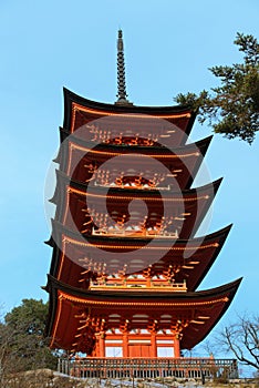 Five storied pagoda