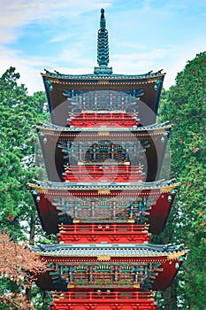 Five storied pagoda at Nikko Tosho-gu shrine
