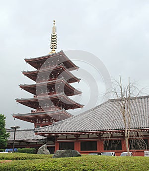 Five Storied Pagoda at Senso-Ji
