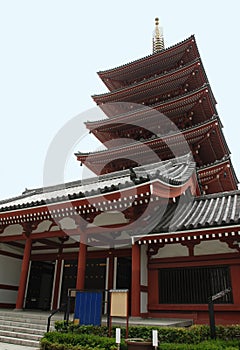 Five Storied Pagoda at Senso-Ji, Tokyo