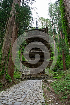 Five storied Pagoda,Tsuruoka city photo