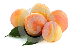 Five sweet peaches