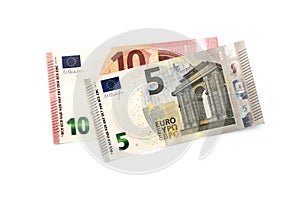 Five and ten euros