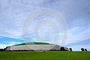 The five thousand year old passage tomb of Newgrange in the Boyne valley