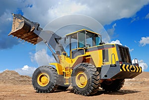 Five-ton wheel loader buldozer