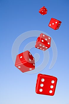 Tumbling Dice and Sky