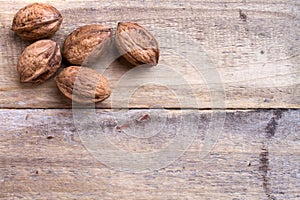 Five walnuts