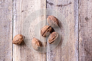 Five walnuts