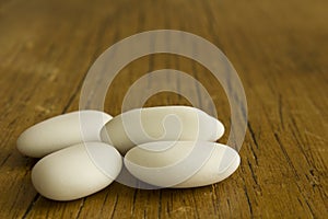 White wedding comfits