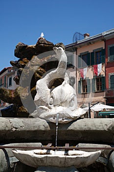 Fivizzano, Tuscany: the main square