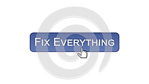Fix everything web interface button clicked with mouse cursor, violet color