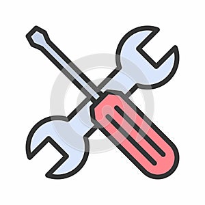 Fix icon vector image.