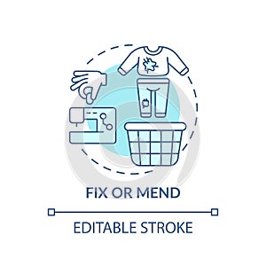 Fix or mend concept icon