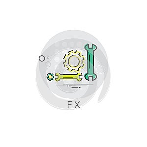 Fix Repair Technical Service Icon