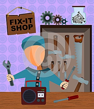 Fix-it shop