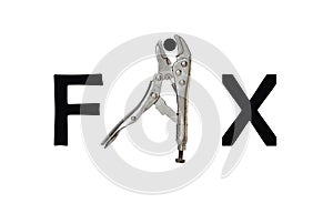 Fix by tool character