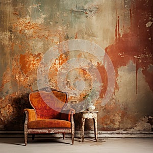 Fixative Of Wallpaper Rust: Spectacular Backdrops And Eroded Interiors