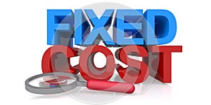 Fixed cost on white