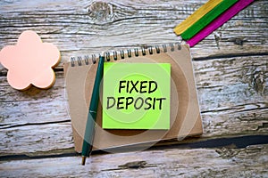 FIXED DEPOSIT
