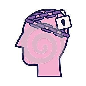 Fixed Mindset Locked Brain