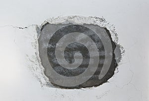 Fixing Concrete Cracked Dirty Wall Construction Background