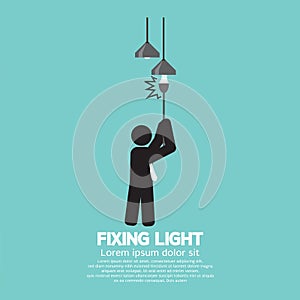 Fixing Light Black Symbol
