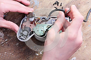 Fixing playstation joystick